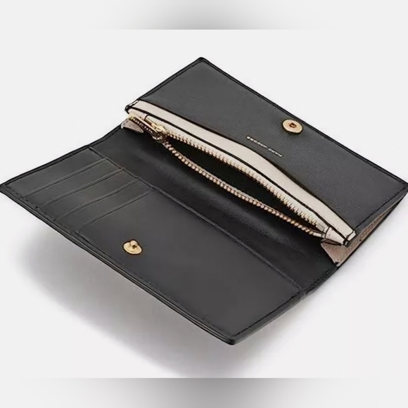 NWT MARC JACOB Genuine Leather wallet w multiple pockets - Picture 11 of 12